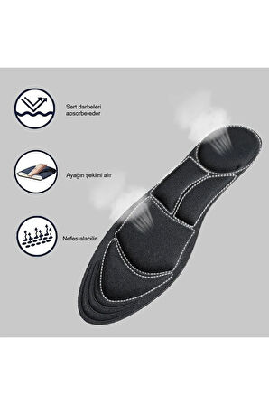 BC03 | Memory Foam, Tüm Ayakkabılarla Uyumlu, Rahat, Konfor, Darbe Emici Ve Yumuşak Iç Tabanlık