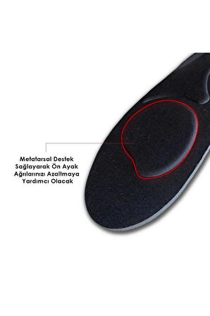 BC04 | Yumuşak Memory Foam Ayakkabı Tabanı, Ekstra Konfor Ve Darbe Emici Rahat Iç Tabanlık