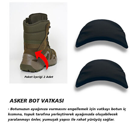 Asker Paketi, Tabanlık, Vatka Ve Koku Giderici Tozdan Oluşan Mini Ayak Sağlığı Paketi