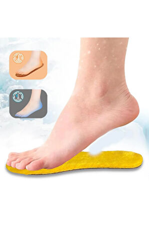 LX09 - Vegan Doğal Mantar Sarı Peluş | Doğal Isı, Soğuk Havalara Özel, Sıcak Tutan Iç Tabanlık