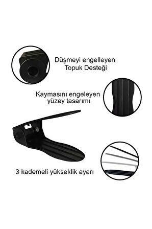 OG02 - Ayarlanabilir Ayakkabı Rampası | Yüksekliği Ayarlanabilir, Dolap İçi İstifleme Organizer