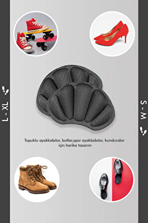 SP01 - Yapışkanlı Midye Bilek Koruma | Topuk Vurma Önleyici Ve Ayakkabı Daraltma Yumuşak Sünger Ped