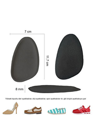 SP09 - Yapışkanlı Pençe Destek | Ayakkabı Kalıp Daraltma Ve Pençe Bölgesine Yumuşak Destek Pedi