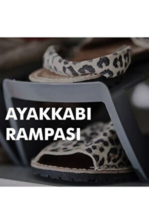 OG03 - Ayakkabı Rampası |Ayakkabı Istifleme Için Uygun, Dolap Içi Organizer