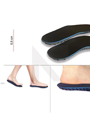 BC01 | Ultra Hafif, Konfor, Parfümlü, Günlük Ortopedik Hava Geçirgen Koku Kontrolü İç Tabanlık