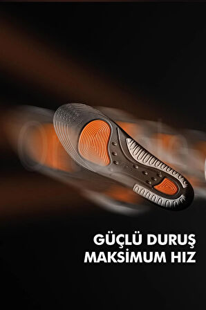 OS203 | Ark ve Jel Destekli Spor Tabanlığı, Çift Taraflı Kemer, Performans Ortopedik İç Tabanık