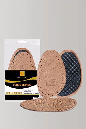 LT04 - Deri Pençe Destek | Numara Küçültme, Ayakkabı Daraltma, Koku Önleyici ve Ter Emici Ayak Pedi