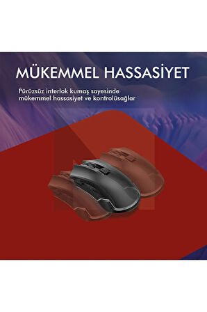 MP05 - 80x40 Xlarge Kırmızı Gaming Mousepad | Kaymaz Taban, Oyuncu Gamepad, Ev,ofis,oyun Masa Matı