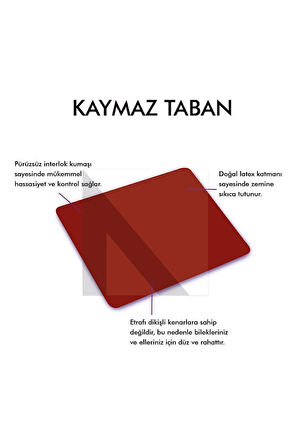 MP05 - 80x40 Xlarge Kırmızı Gaming Mousepad | Kaymaz Taban, Oyuncu Gamepad, Ev,ofis,oyun Masa Matı