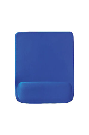 MP02 - Mavi Dörtgen Bilek Destekli Mouse Pad | Konfor, Kaymaz Taban, Ergonomik, Yumuşak, Ev,ofis
