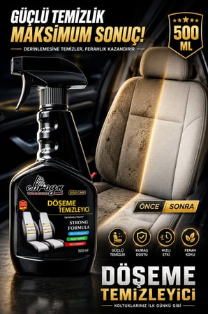 Ebrayn Döşeme Temizleyici Güçlü Formül 500 ml - Oto Koltuk ve Halı Temizleme Spreyi
