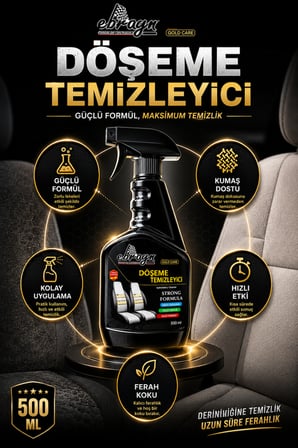 Ebrayn Döşeme Temizleyici Güçlü Formül 500 ml - Oto Koltuk ve Halı Temizleme Spreyi