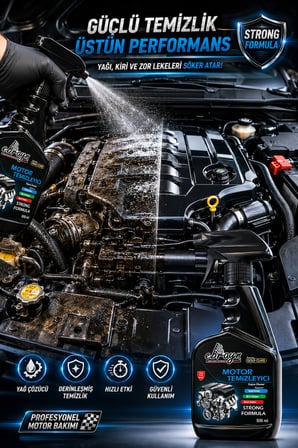 Ebrayn Araç Motor Temizleyici Blok ve Parça Temizleme Sıvısı 500 ml - Hızlı Etki