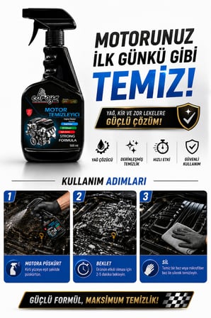 Ebrayn Araç Motor Temizleyici Blok ve Parça Temizleme Sıvısı 500 ml - Hızlı Etki