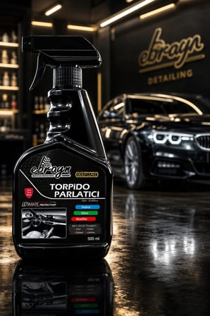 Ebrayn Torpido Parlatıcı 500 ml Araç İçi Plastik Vinil Deri Koruyucu Temizleyici İpek Mat Görünüm