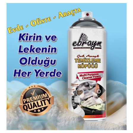 Ebrayn Aerosol Çok Amaçlı Temizleme Köpüğü 500 ml