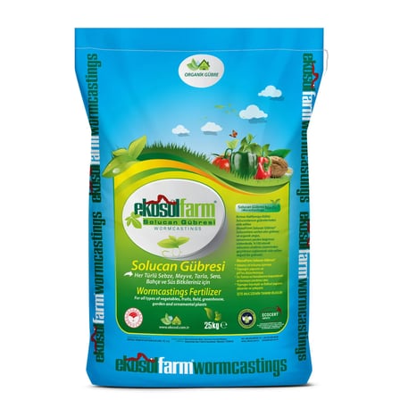 EKOSOLFARM SOLUCAN GÜBRESİ 10 KG WORM CASTINGS