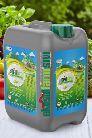EKOSOLFARM SIVI SOLUCAN GÜBRESİ 20 LİTRE LIQUID WORM FERTILIZER