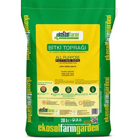 EKOSOLGARDEN BİTKİ TOPRAGI 20 LT