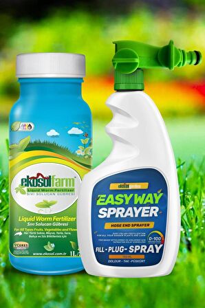 EKOSOLGARDEN EWS HORTUM UCU SPRAYER + 1 LİTRE