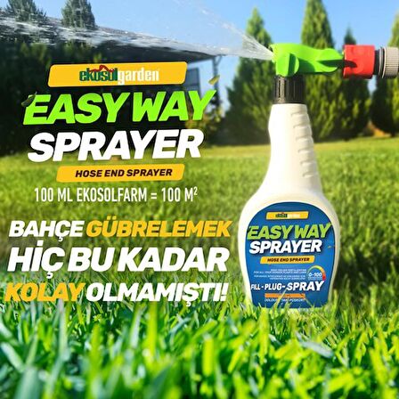 EKOSOLGARDEN EWS HORTUM UCU SPRAYER + 10 LİTRE