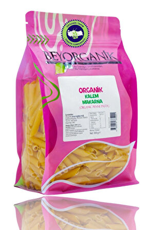 Organik Kalem Makarna  500gr  