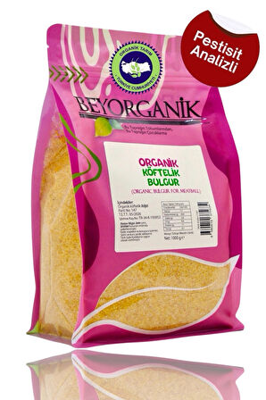 Organik Bulgur Köftelik 1kg (PESTİSİT VE AFLATOKSİN ANALİZLİ)