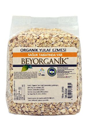 BEYORGANİK Yulaf Ezmesi 500g