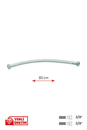 Bağlantı ve Batarya Hortumu - 3/8 İnç 80 cm