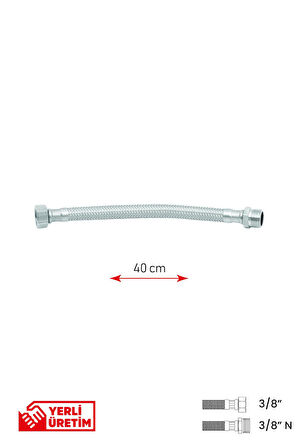 Bağlantı ve Batarya Hortumu - 3/8 N İnç 40 cm