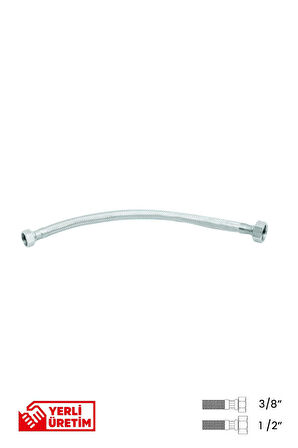 Bağlantı Hortumu 3/8'1/2 30 cm