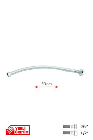 Bağlantı Hortumu 3/8'1/2 50 cm