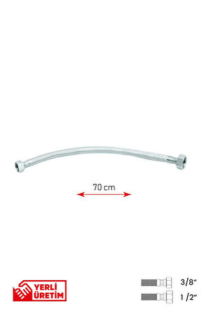 Bağlantı Hortumu 3/8'1/2 70 cm