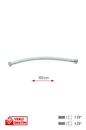 Bağlantı Hortumu 1/2'1/2 100 cm