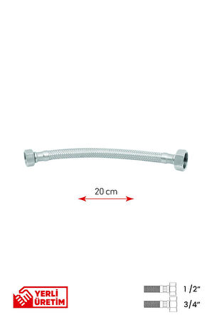 Bağlantı Hortumu 1/2' ' -3/4' 20 cm