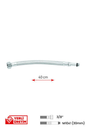 Bağlantı Hortumu 3/8' ' -M10x1 (30mm) 40cm