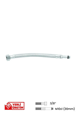 Bağlantı Hortumu 3/8' ' -M10x1 (30mm) 80 cm
