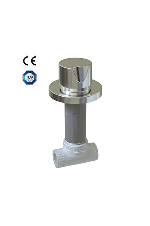Metal Volan Ankastre Stop Valf