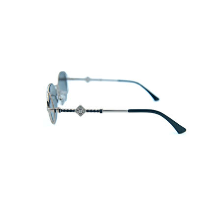 Ferfarini FF 1484 410 54 Kadın Oval Gri Metal Güneş Gözlüğü