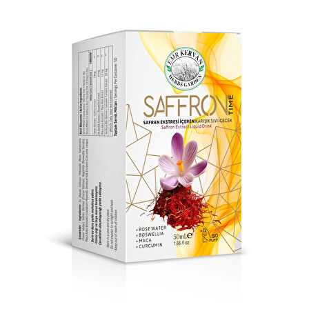 KERVAN HERBS SAFFRON TIME SAFRAN EKTRAKTI 50 ML