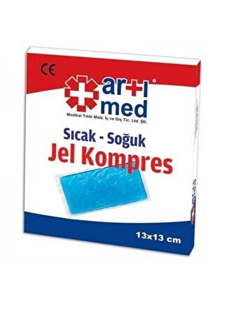 Artımed Özel Kılıflı Sıcak Soğuk Jel Kompres 13 x 13 Cm