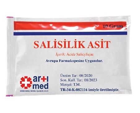 ARTIMED SALİSİLİK ASİT 10 GR