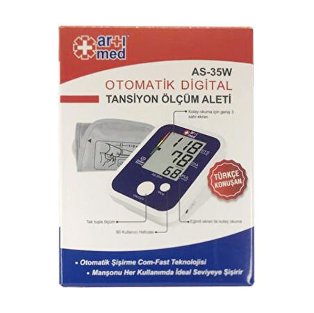 Artımed AS-35W Koldan Ölçer Türkçe Konuşan Tansiyon Aleti