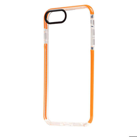 iPhone 8 Plus Uyumlu Zore Punto Kapak-Turuncu