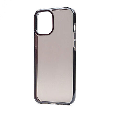 iPhone 12 Pro Uyumlu Zore Punto Kapak-Siyah