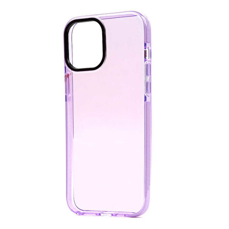 iPhone 12 Pro Max Uyumlu Zore Punto Kılıf-Mor