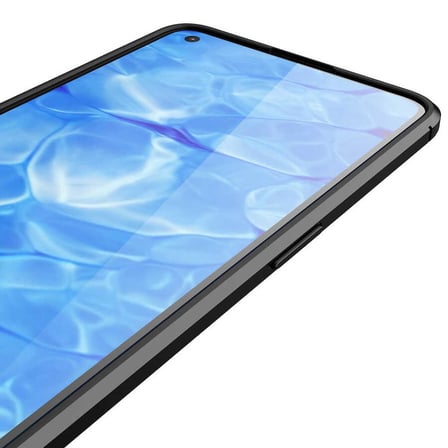 Oppo Reno 6 4G Kılıf Deri Görünümlü Silikon Kamera Korumalı Üstün Koruma Alan Tech