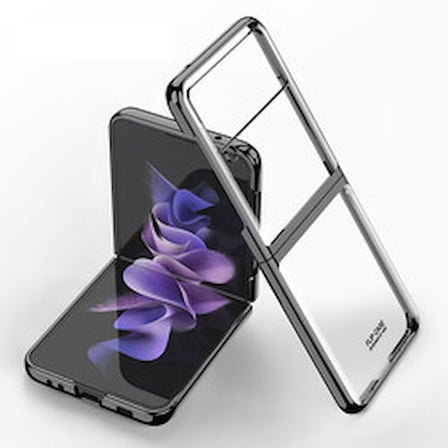 Lexroo Galaxy Z Flip 3 Kıpta İnce Kılıf - Siyah
