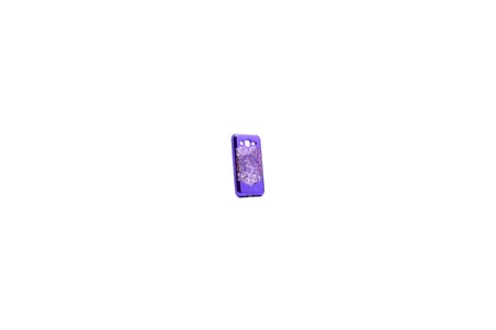 Lexroo Galaxy J5 2016 Kılıf Lexroo Lazer Çiçekli Sıvılı Silikon - Mor