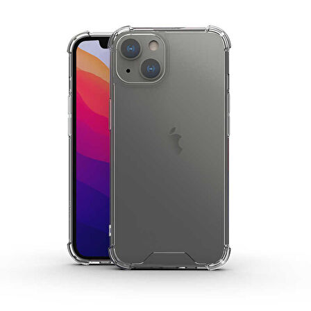 iPhone 13 Uyumlu Zore Nitro Anti Shock Silikon-Renksiz